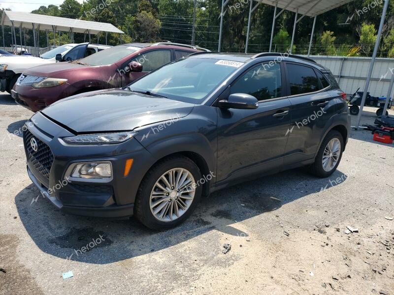 HYUNDAI KONA SEL 2018 gray  gas KM8K62AA8JU099182 photo #1