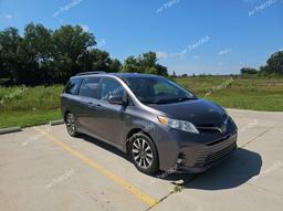 TOYOTA SIENNA XLE 2018 charcoal  gas 5TDDZ3DC1JS197045 photo #2