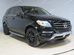 MERCEDES-BENZ ML 350 4MA 2015 black  gas 4JGDA5HBXFA460458 photo #2