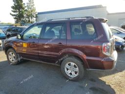 HONDA PILOT VP 2008 burgundy 4dr spor gas 5FNYF28248B022521 photo #3