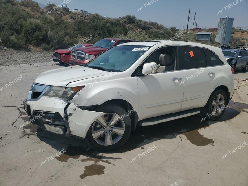 ACURA MDX TECHNO 2011 white  gas 2HNYD2H45BH511318 photo #1