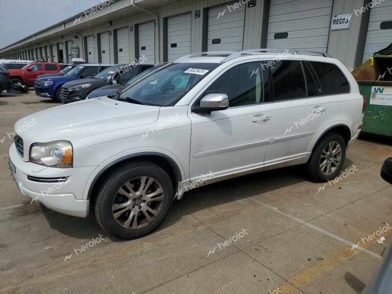 VOLVO XC90 3.2 2013 white  gas YV4952CZXD1664916 photo #1