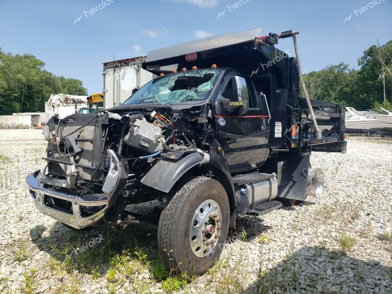 FORD F750 SUPER 2022 black  diesel 1FDWF7DE1NDF02728 photo #1