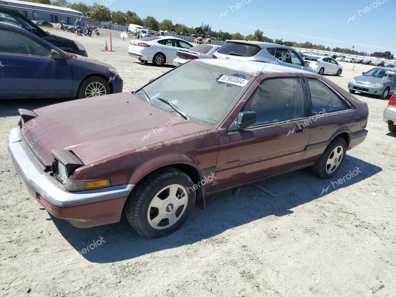 HONDA ACCORD LXI 1988 maroon  gas JHMCA5381JC005036 photo #1