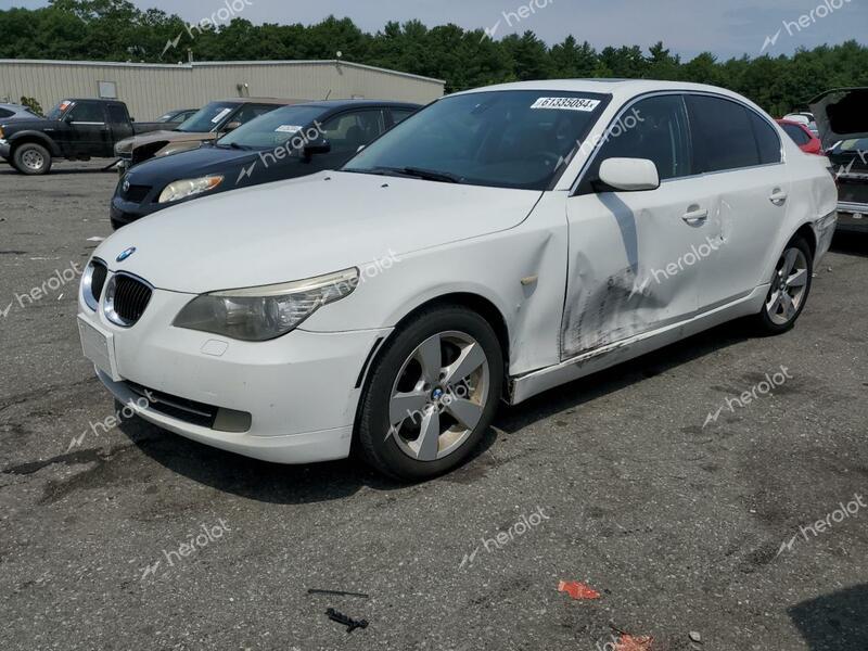 BMW 528 XI 2008 white  gas WBANV13578CZ53560 photo #1