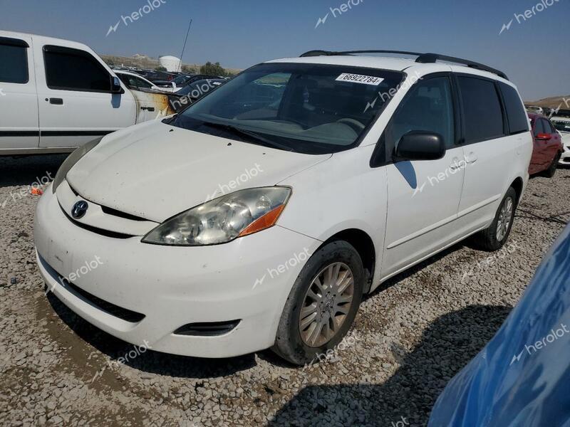 TOYOTA SIENNA LE 2009 white  gas 5TDBK23C59S026060 photo #1