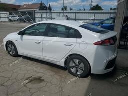 HYUNDAI IONIQ BLUE 2019 white  hybrid engine KMHC65LC0KU125439 photo #3