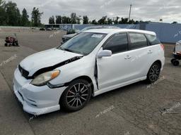 TOYOTA COROLLA MA 2003 white  gas 2T1KY38E33C066555 photo #2