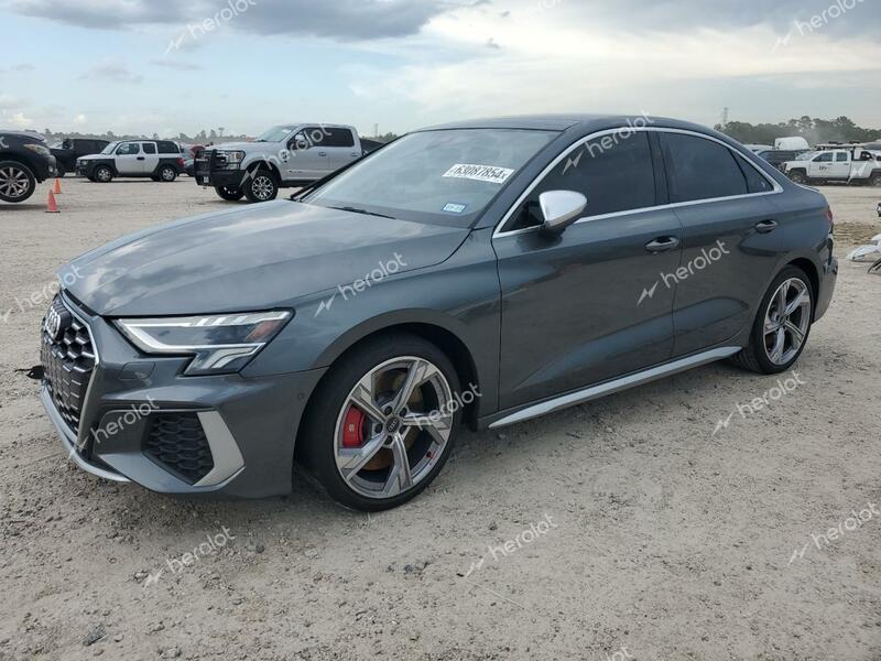 AUDI S3 PREMIUM 2023 gray  gas WAUH3DGY1PA053174 photo #1