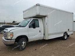 FORD ECONOLINE 2009 white cutaway gas 1FDXE45S89DA08124 photo #2