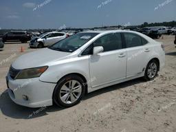 LEXUS HS 250H 2010 white  hybrid engine JTHBB1BA2A2036176 photo #2