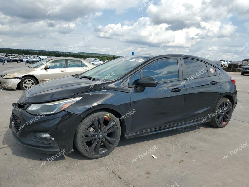 CHEVROLET CRUZE LT 2018 black  gas 3G1BE6SM5JS581348 photo #1