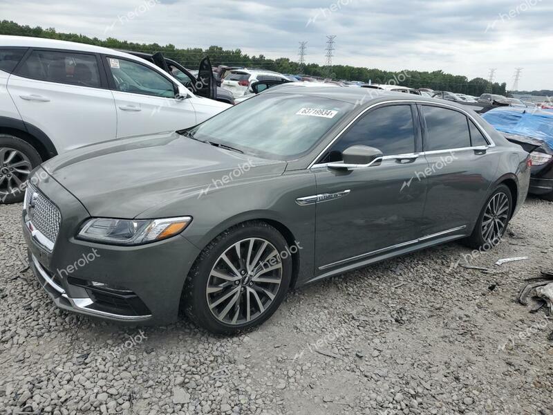 LINCOLN CONTINENTA 2017 green  gas 1LN6L9SK9H5609649 photo #1