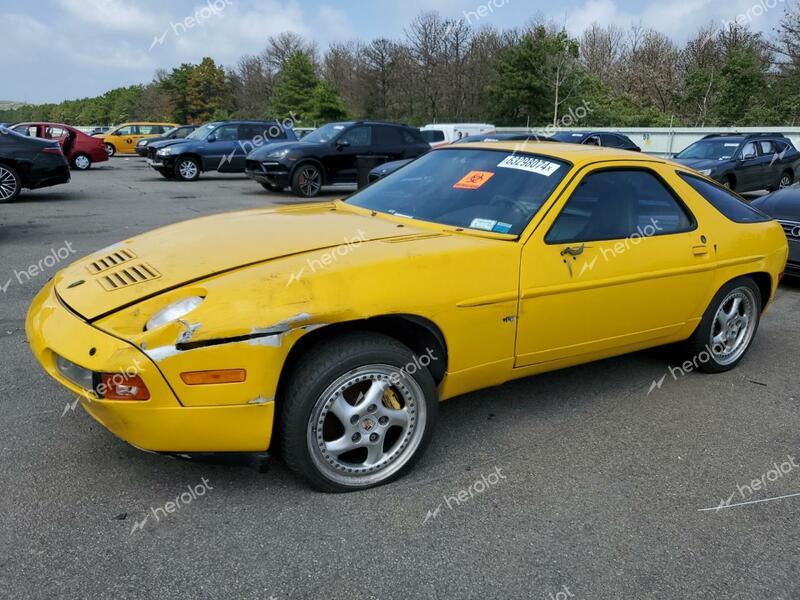 PORSCHE 928 S-4 1988 yellow  gas WP0JB0924JS860864 photo #1