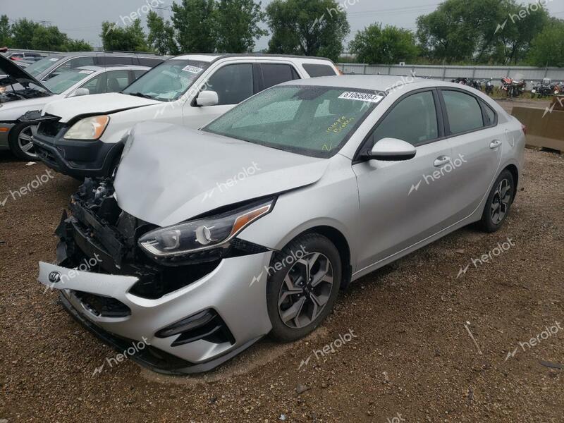 KIA FORTE FE 2019 silver  gas 3KPF24AD6KE051574 photo #1