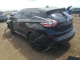 NISSAN MURANO S 2018 black  gas 5N1AZ2MH4JN124844 photo #3