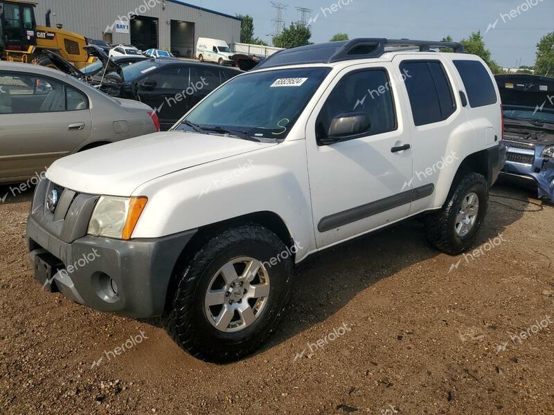 NISSAN XTERRA OFF 2008 white  gas 5N1AN08W38C532511 photo #1