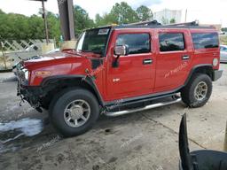 HUMMER H2 2004 red  gas 5GRGN23U14H116078 photo #2