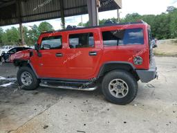 HUMMER H2 2004 red  gas 5GRGN23U14H116078 photo #3