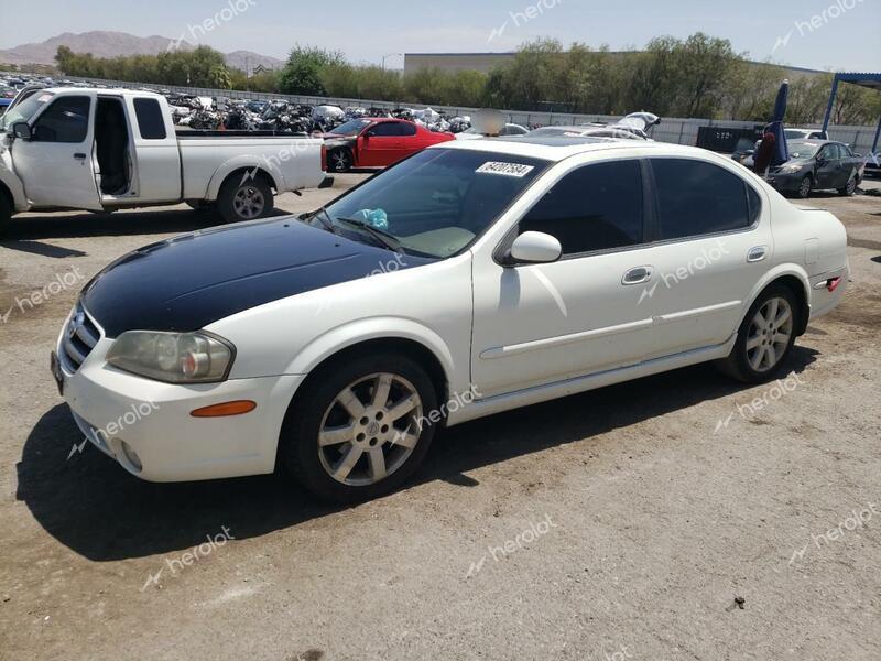 NISSAN MAXIMA GLE 2002 white  gas JN1DA31A02T304389 photo #1