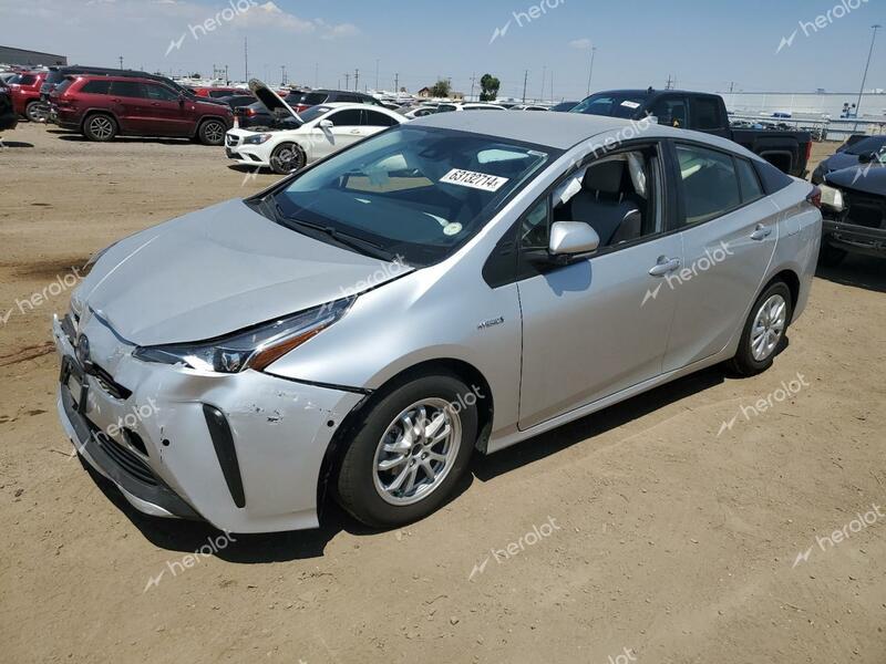 TOYOTA PRIUS NIGH 2022 silver  hybrid engine JTDKAMFU3N3190244 photo #1