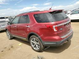 FORD EXPLORER L 2018 maroon  gas 1FM5K7F89JGA76097 photo #3