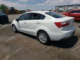 KIA RIO LX 2015 white  gas KNADM4A36F6428986 photo #3