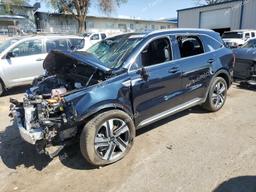 KIA SORENTO EX 2023 blue  hybrid engine KNDRHDLG9P5211260 photo #2