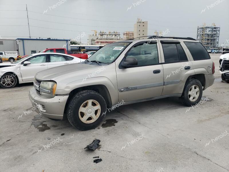 CHEVROLET TRAILBLAZE 2003 beige 4dr spor gas 1GNDS13S332296369 photo #1