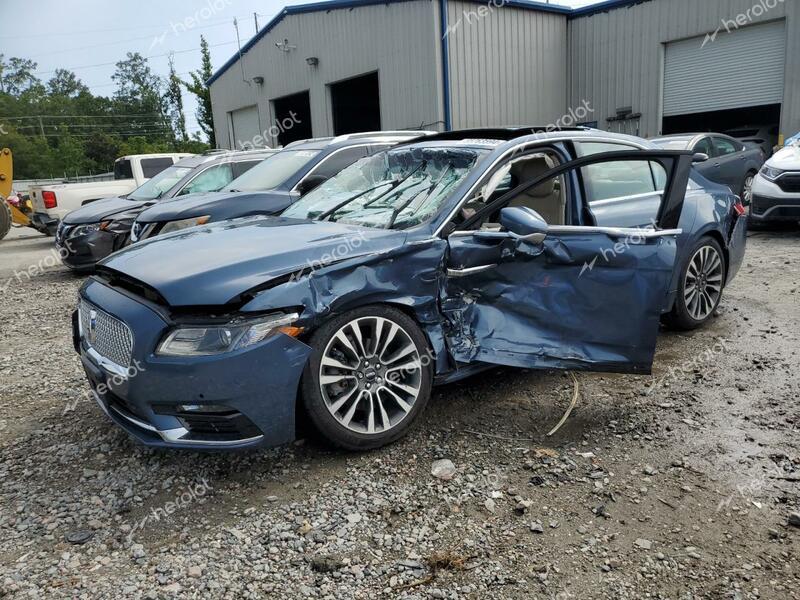 LINCOLN CONTINENTA 2018 blue  gas 1LN6L9SK4J5617227 photo #1