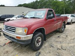 TOYOTA T100 SR5 1993 red pickup gas JT4VD20C6P0001938 photo #2