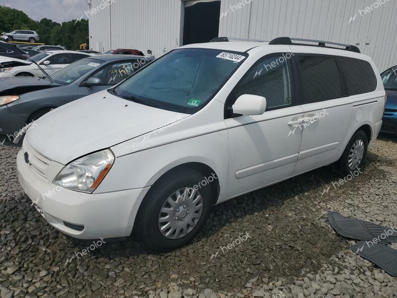 KIA SEDONA EX 2008 white  gas KNDMB233386213238 photo #1