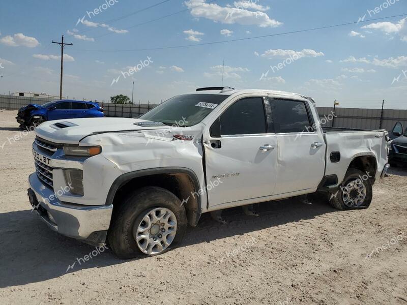 CHEVROLET 1/2 TON 2020 white  diesel 1GC4YPEY4LF216906 photo #1