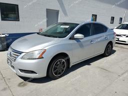 NISSAN SENTRA S 2013 silver sedan 4d gas 3N1AB7AP3DL616662 photo #2