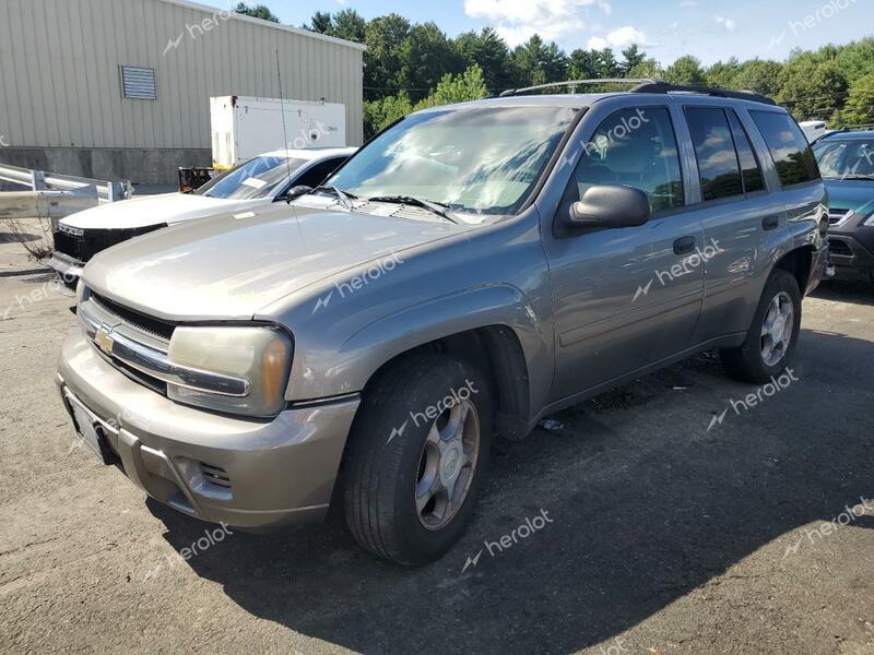 CHEVROLET TRAILBLAZE 2008 silver 4dr spor gas 1GNDT13S182108324 photo #1