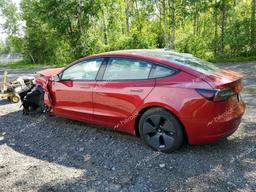 TESLA MODEL 3 2021 red  electric 5YJ3E1EA4MF853918 photo #3