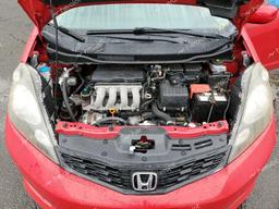 HONDA FIT SPORT 2012 red hatchbac gas JHMGE8H55CC027419 photo #4