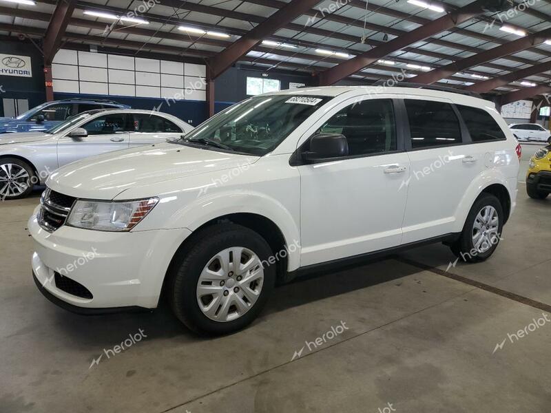 DODGE JOURNEY SE 2018 white  gas 3C4PDCAB3JT376331 photo #1