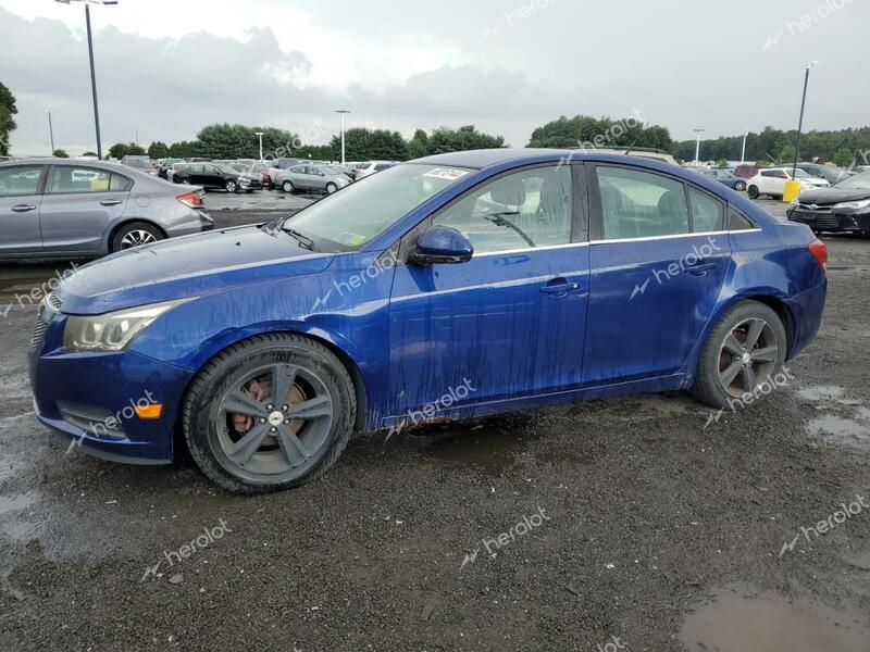 CHEVROLET CRUZE LT 2013 blue sedan 4d gas 1G1PE5SB2D7117807 photo #1