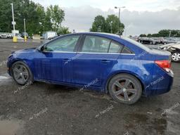 CHEVROLET CRUZE LT 2013 blue sedan 4d gas 1G1PE5SB2D7117807 photo #3