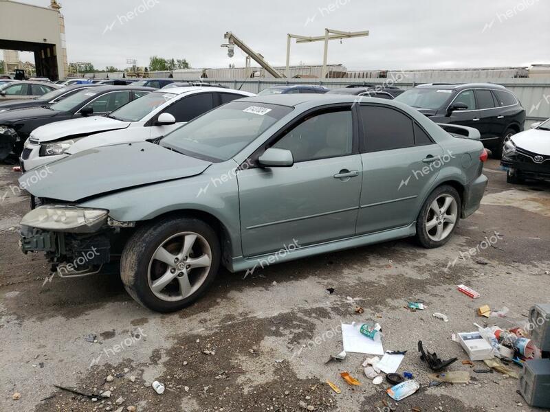 MAZDA 6 I 2005 teal sedan 4d gas 1YVHP80C455M49581 photo #1