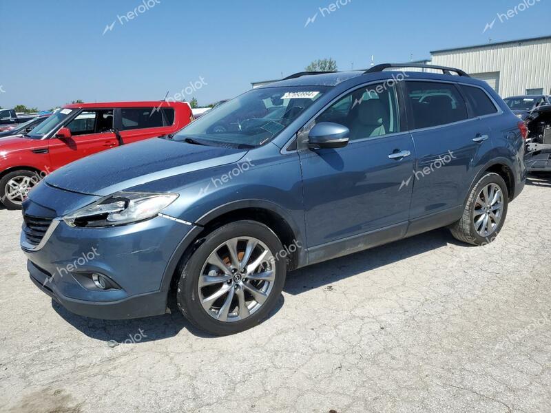 MAZDA CX-9 GRAND 2015 blue 4dr spor gas JM3TB2DA4F0467248 photo #1