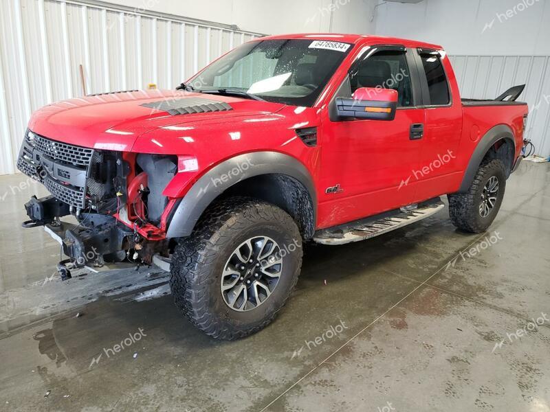 FORD F150 SVT R 2013 red  gas 1FTFX1R61DFC75513 photo #1