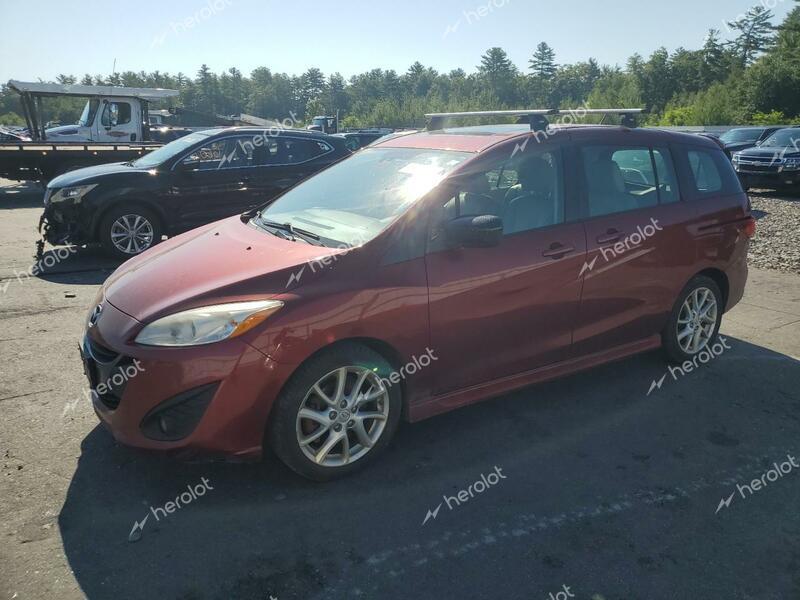 MAZDA 5 2012 red  gas JM1CW2DL6C0126864 photo #1