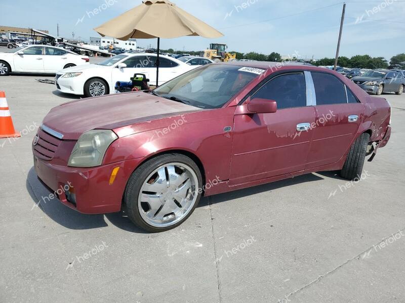 CADILLAC CTS 2005 burgundy  gas 1G6DM56T750189356 photo #1