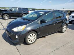 TOYOTA PRIUS C 2012 black  hybrid engine JTDKDTB31C1004515 photo #2