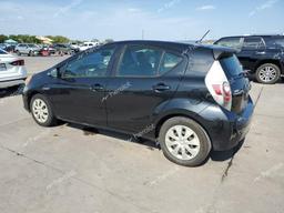 TOYOTA PRIUS C 2012 black  hybrid engine JTDKDTB31C1004515 photo #3