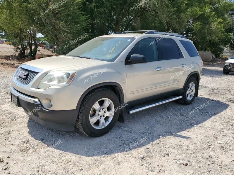 GMC ACADIA SLE 2011 gold  gas 1GKKRPED7BJ263526 photo #1