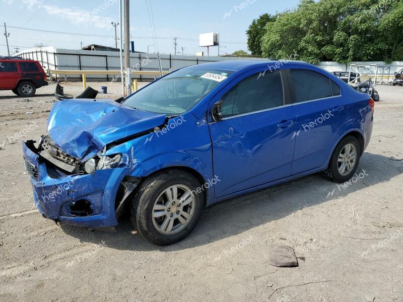 CHEVROLET SONIC LT 2016 blue  gas 1G1JC5SH6G4147897 photo #1