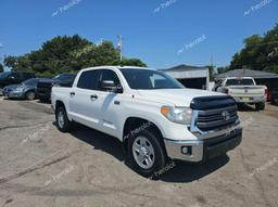 TOYOTA TUNDRA CRE 2015 white crew pic gas 5TFEY5F16FX177101 photo #2